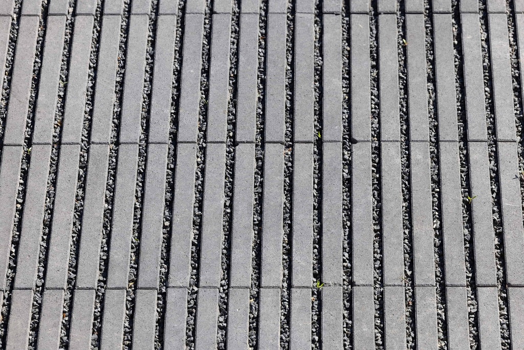 Concrete Outdoor Paving Strips MBI GeoSteen EcoSteen Stroke Milano