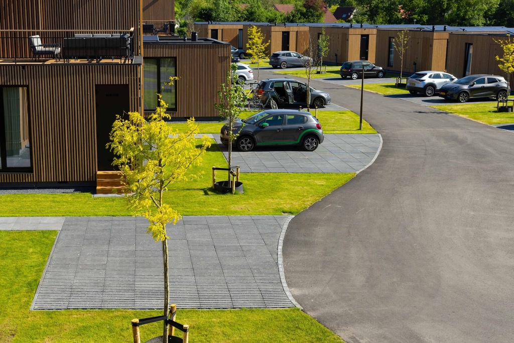 Concrete Outdoor Paving Strips MBI GeoSteen EcoSteen Stroke Milano