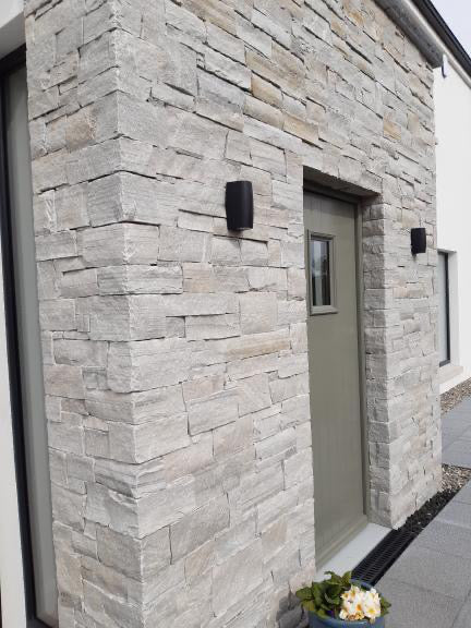 Quartzite Wall Cladding Stoneer Silver Corner Piece