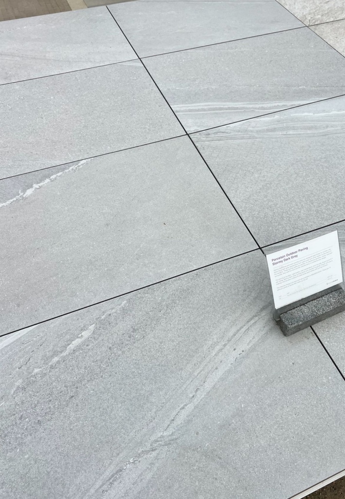Porcelain Outdoor Paving Stormy Dark Grey