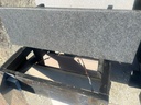 Granite Step Black Bullnosed Flamed
