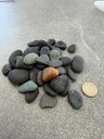 Basalt Aggregate Beach Pebbles Black Natural