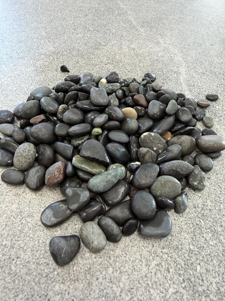 Basalt Aggregate Beach Pebbles Black Natural