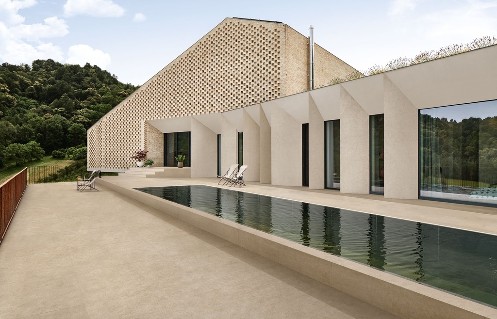 Porcelain Outdoor Paving Atlas Concorde Boost Stone Cream