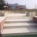 Granite Step Gold Bullnosed With Riser