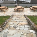 Quartzite Outdoor Paving Gold Crazy Paving