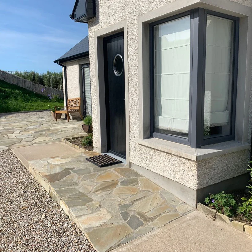 Quartzite Outdoor Paving Gold Crazy Paving