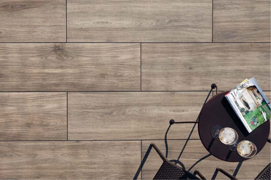 Porcelain Outdoor Paving  Arena Holz Marrone