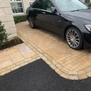 Granite Cobbles Yellow Cropped Bush Hammered Lightly Tumbled 