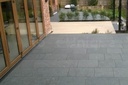 Granite Outdoor Paving Diamond Black Flamed