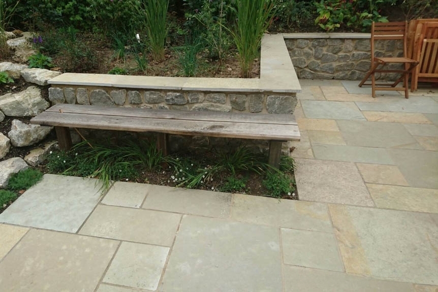 Limestone Outdoor Paving Morisca Riven Calibrated Sawn Edges