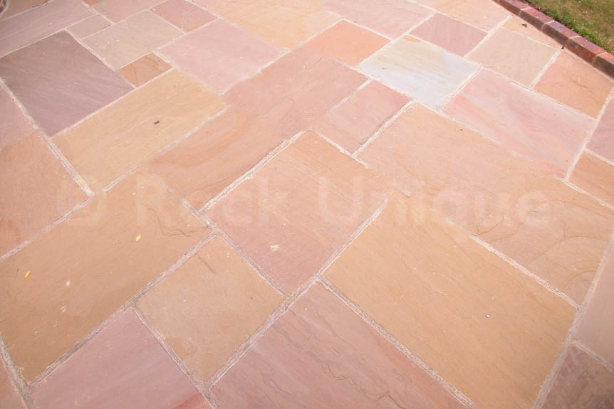 Sandstone Outdoor Paving Coral Calibrated