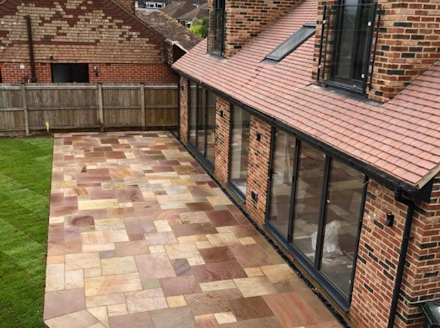 Sandstone Outdoor Paving Coral Calibrated