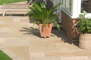 Sandstone Outdoor Paving Coral Riven Calibrated Project Pack