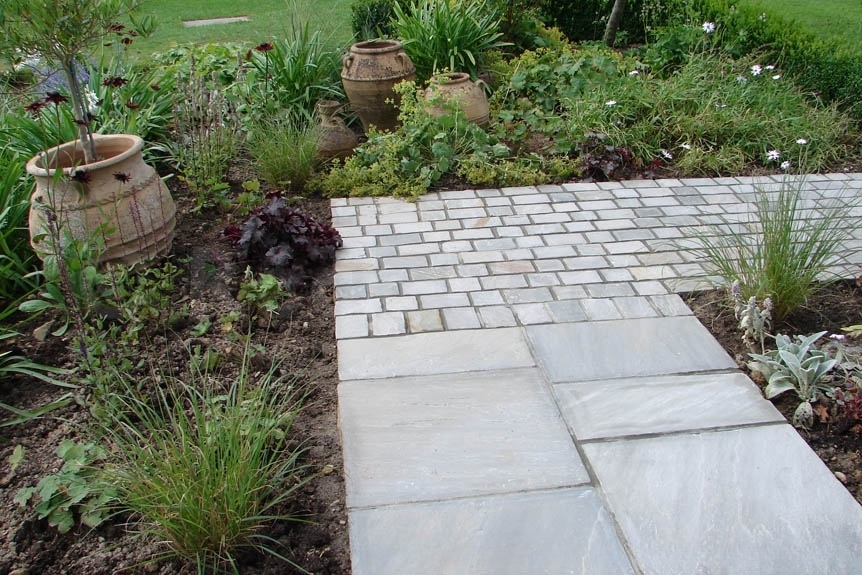 Sandstone Outdoor Paving Grey Calibrated