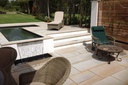 Sandstone Outdoor Paving Lemon Sawn & Sandblasted