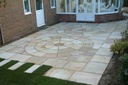 Sandstone Outdoor Paving Mint Riven Calibrated Project Pack