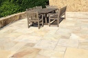 Sandstone Outdoor Paving Mint Riven Calibrated Project Pack