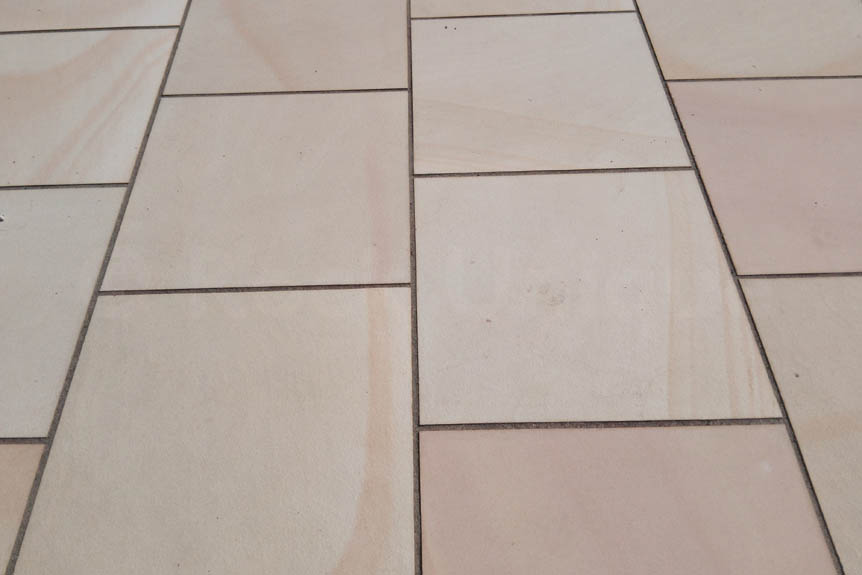 Sandstone Outdoor Paving Raj Sawn & Sandblasted Calibrated