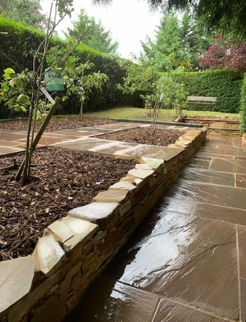 Sandstone Outdoor Paving Raj Riven Calibrated