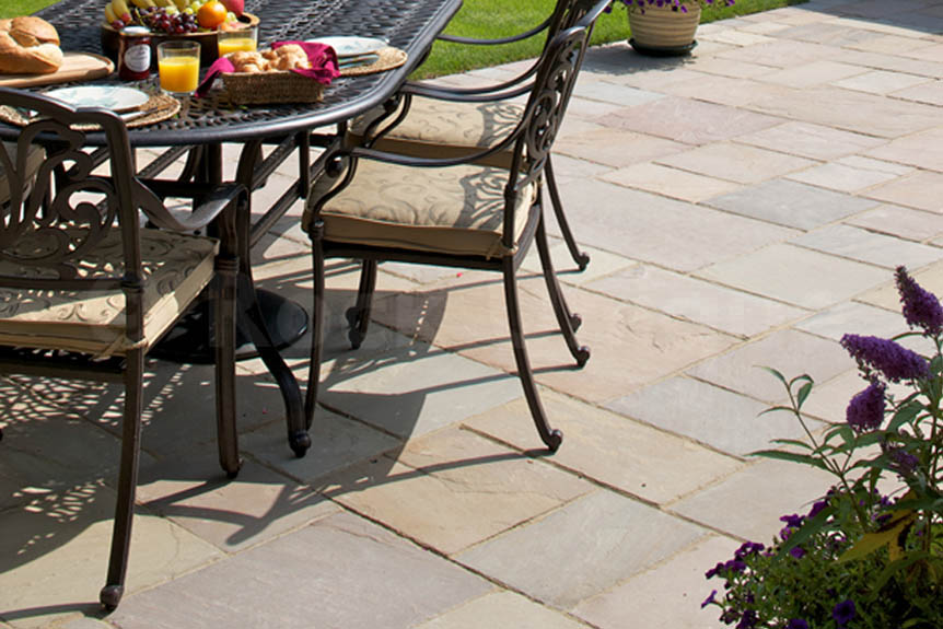 Sandstone Outdoor Paving Raj Riven Calibrated