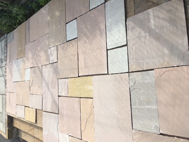 Sandstone Outdoor Paving Raj Riven Calibrated