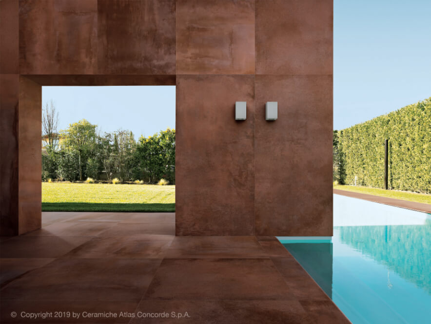 Porcelain Outdoor Paving Atlas Concorde Blaze Corten