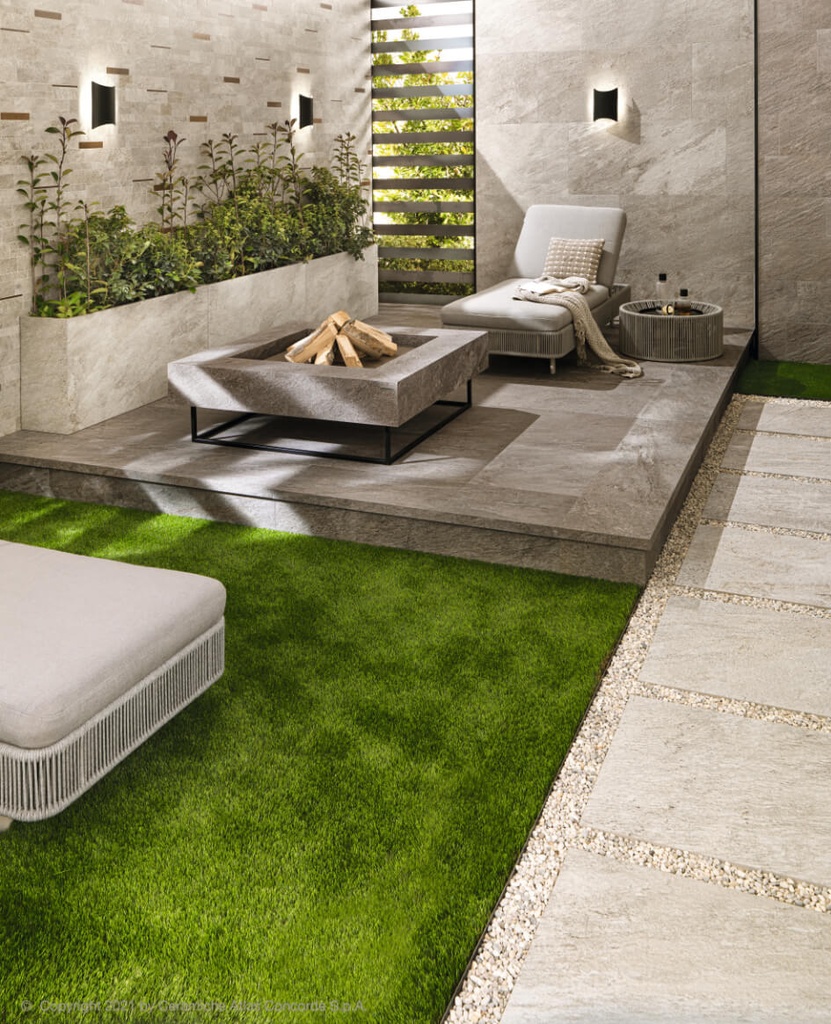 Porcelain Outdoor Paving Atlas Concorde Norde Platino