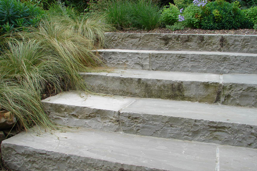 Sandstone Step Solid Grey