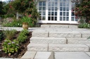 Sandstone Step Solid Grey