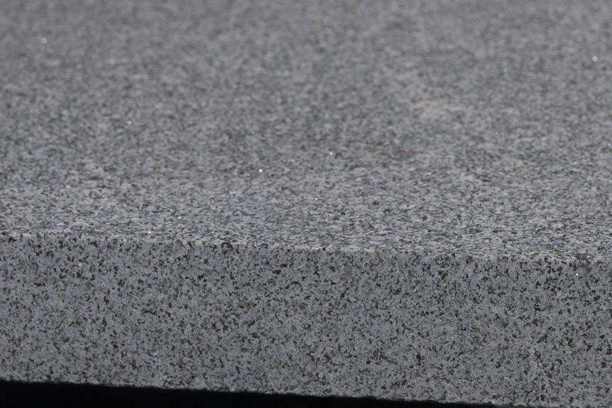 Granite Step Grey Bullnosed Flamed