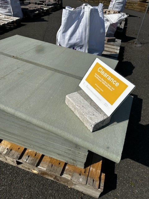 Sandstone Step Byro Bullnosed Sawn & Sandblasted