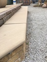 Sandstone Step Oken Buff Bullnosed Sawn & Sandblasted