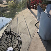 Porcelain Outdoor Paving Apavisa Tatoo Black