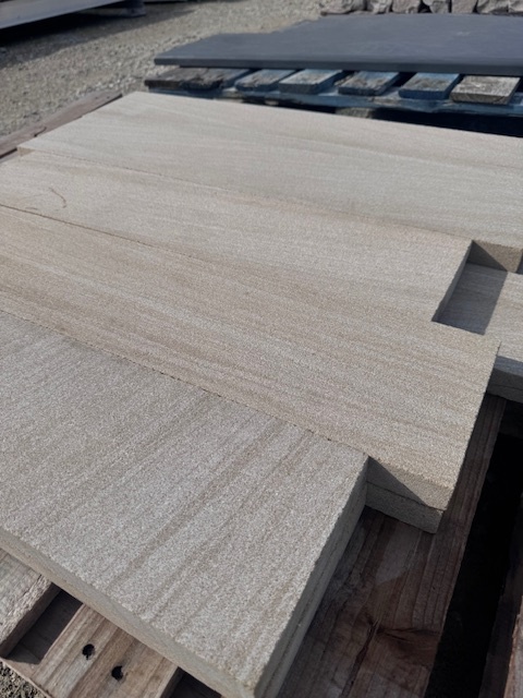 Sandstone Outdoor Paving Planking Oken Buff Sawn & Sandblasted