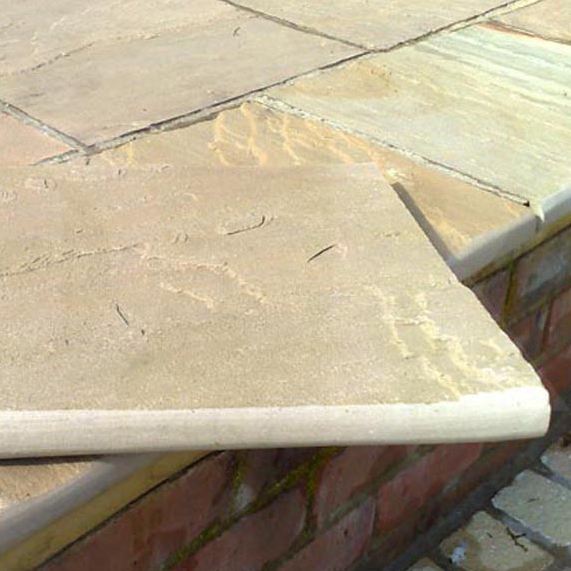 Sandstone Outdoor Paving Raj Bullnosed Calibrated