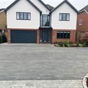 [509] Granite Cobbles Black Sawn & Flamed (100x200mm)