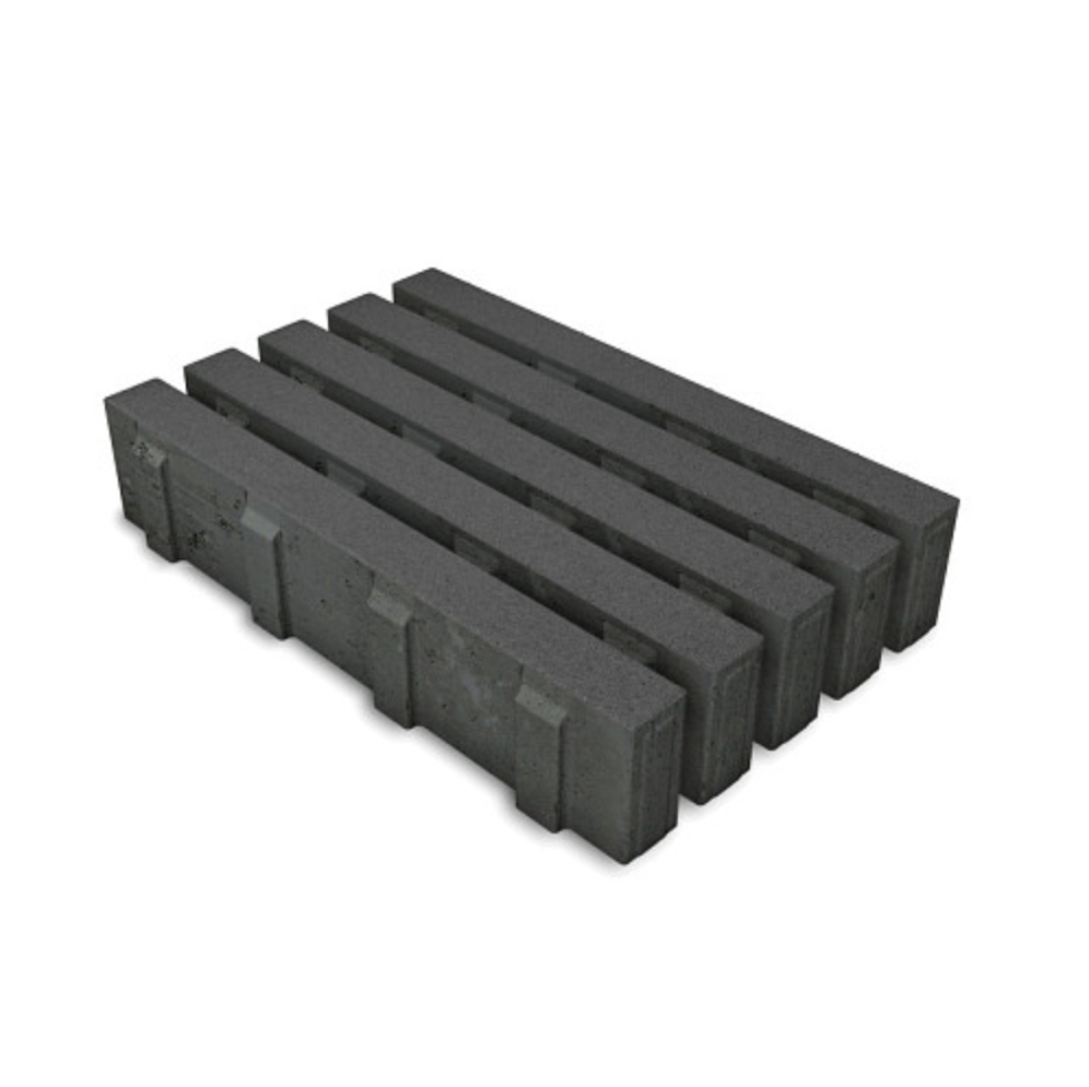 Concrete Outdoor Paving Strips MBI GeoSteen EcoSteen Stroke Milano