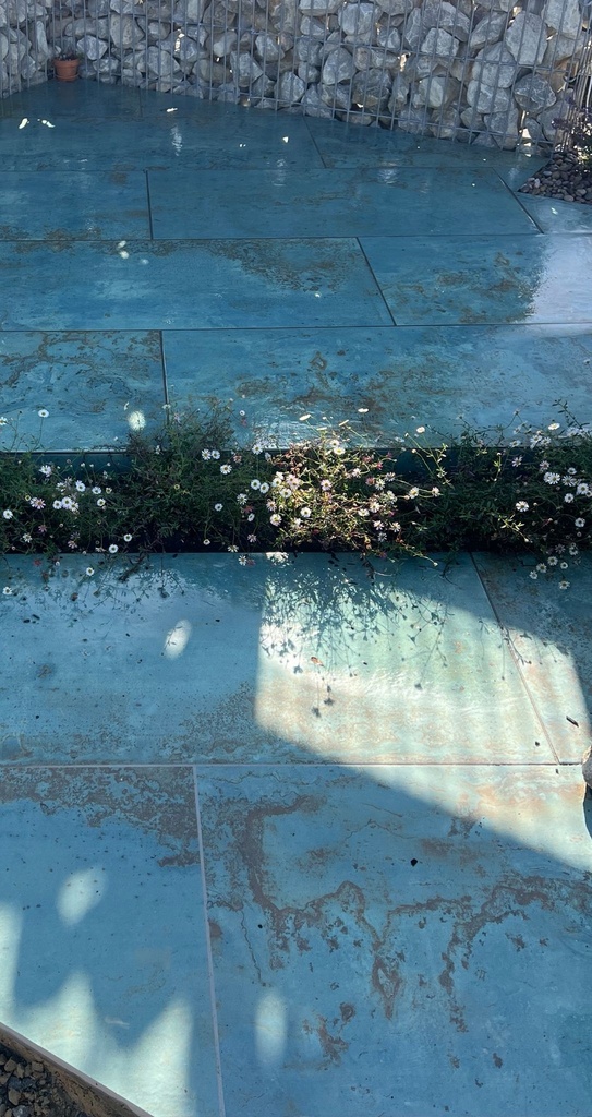 Porcelain Outdoor Paving Apavisa Zinc Green