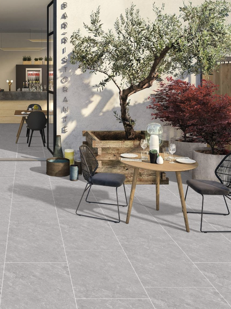 Porcelain Outdoor Paving Crystal Grey