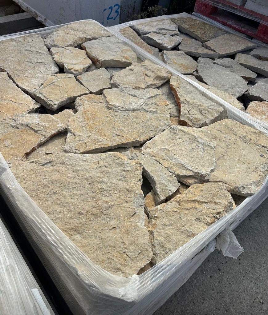 Limestone Wall Cladding Rustic Gold