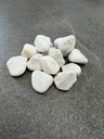 Marble Aggregate Crystal White Tumbled