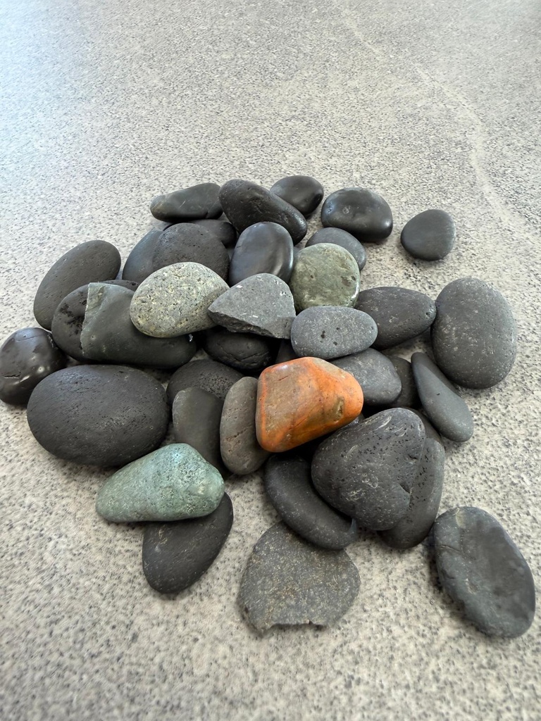 Basalt Aggregate Beach Pebbles Black Natural