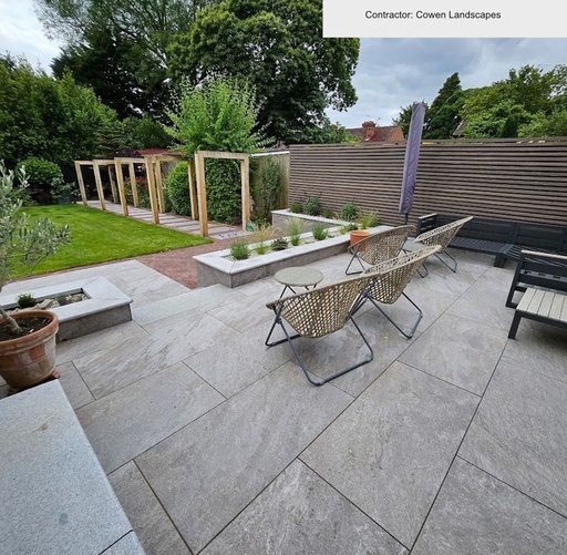 Porcelain Outdoor Paving Atlas Concorde Norde Piombo