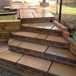 [435] Sandstone Outdoor Paving Raj Sawn & Sandblasted Opus