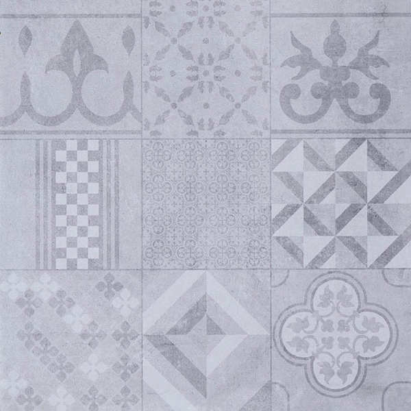 Porcelain-Concrete-Porcelain Outdoor Paving MBI GeoCeramica Mosaik Gray