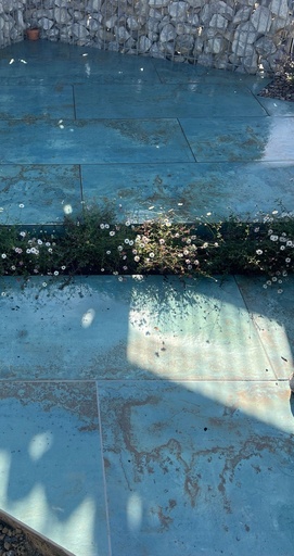 [834] Porcelain Outdoor Paving Apavisa Zinc Green