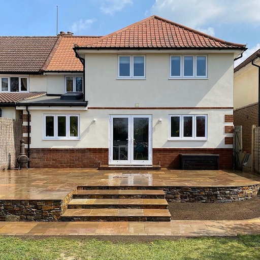 Sandstone Outdoor Paving Raj Riven Calibrated 600mm Series