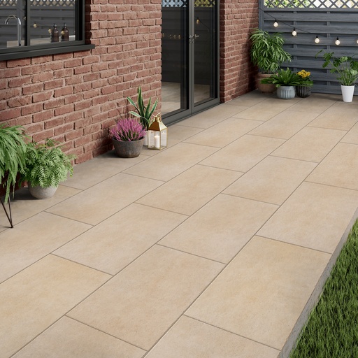 [936] Porcelain Outdoor Paving Premier Paving Panache Crema