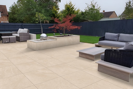 [926] Porcelain Outdoor Paving Premier Paving Aura Beige